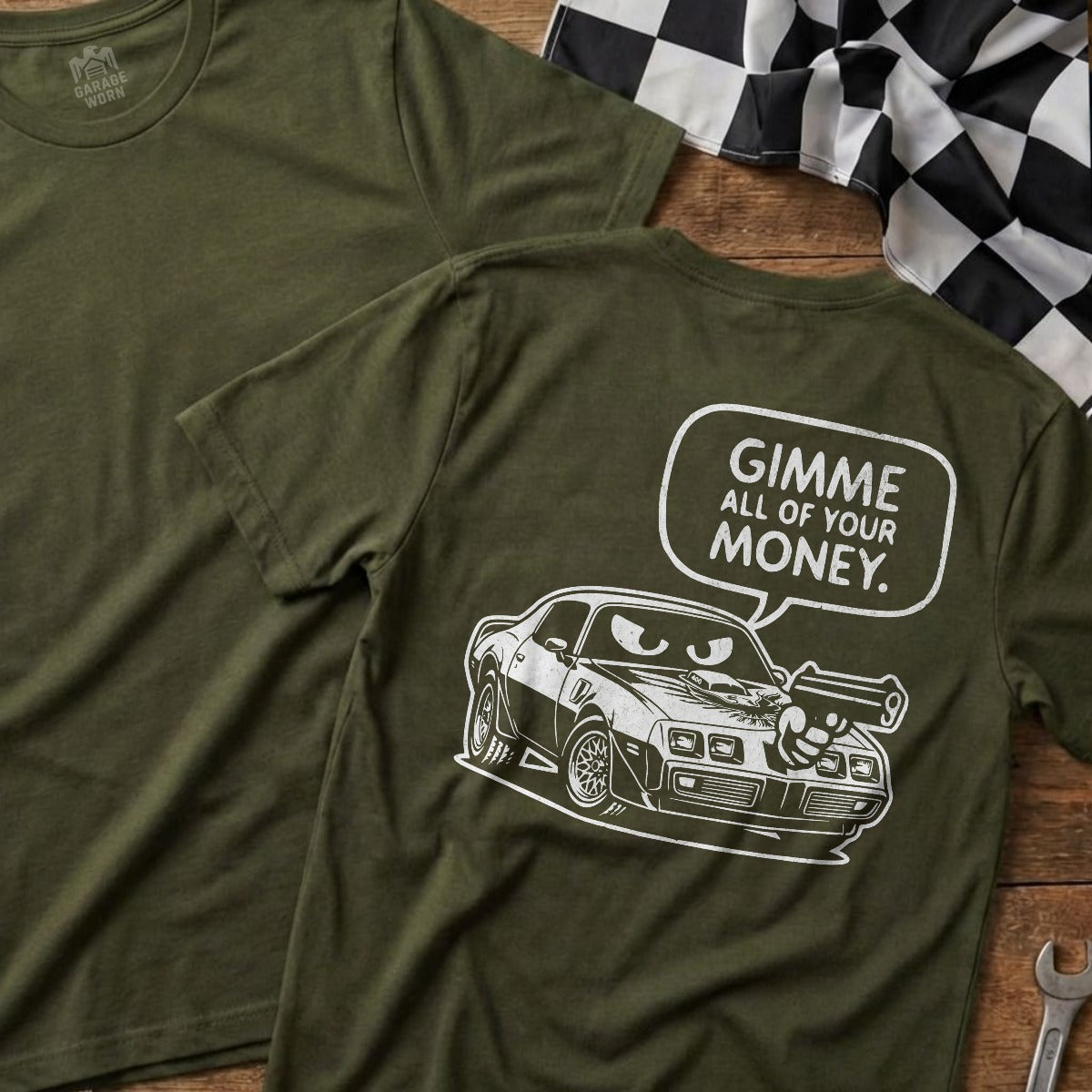 Military Green | Full Back