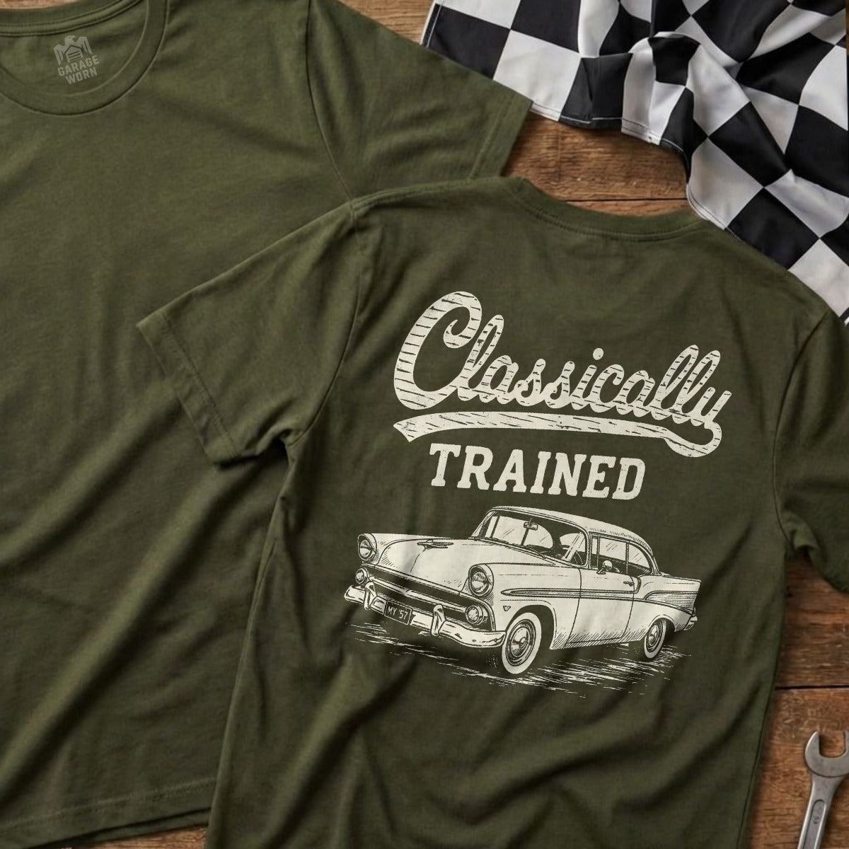 Military Green | Full Back