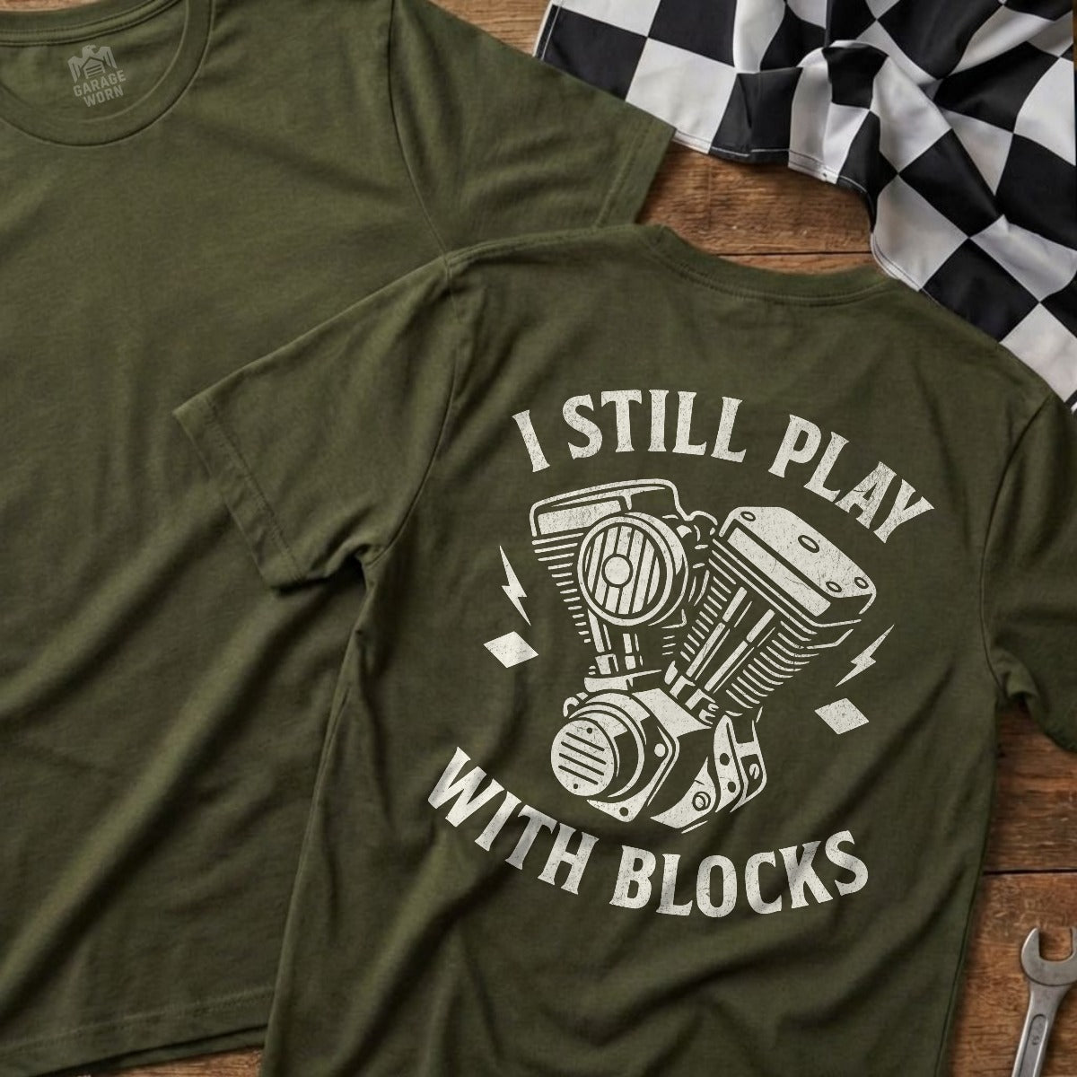 Military Green | Full Back