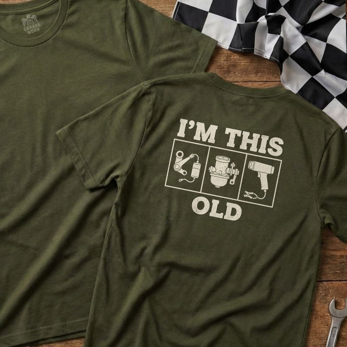 Military Green | Full Back