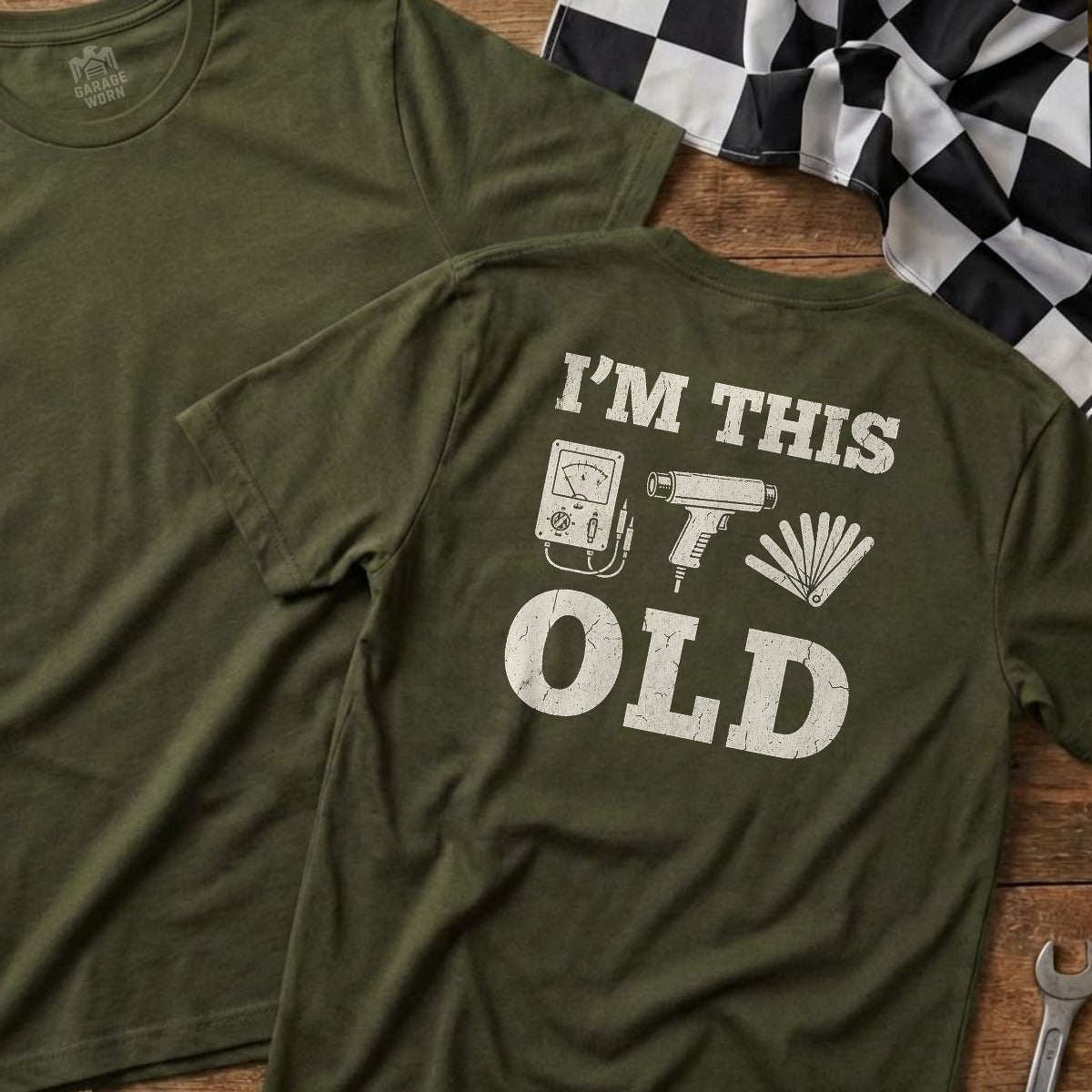 Military Green | Full Back