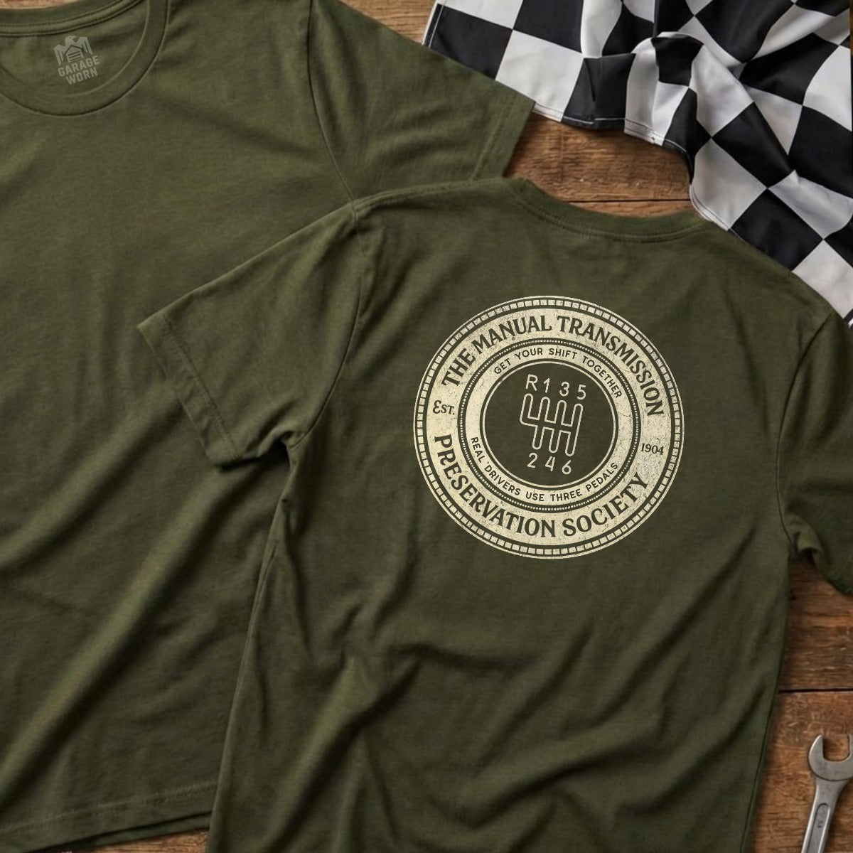 Military Green | Full Back