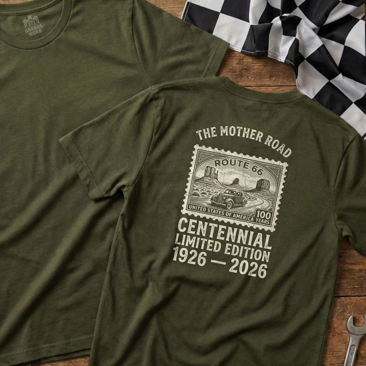 Military Green | Full Back