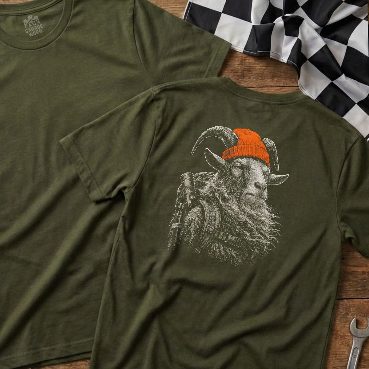 Military Green | Full Back