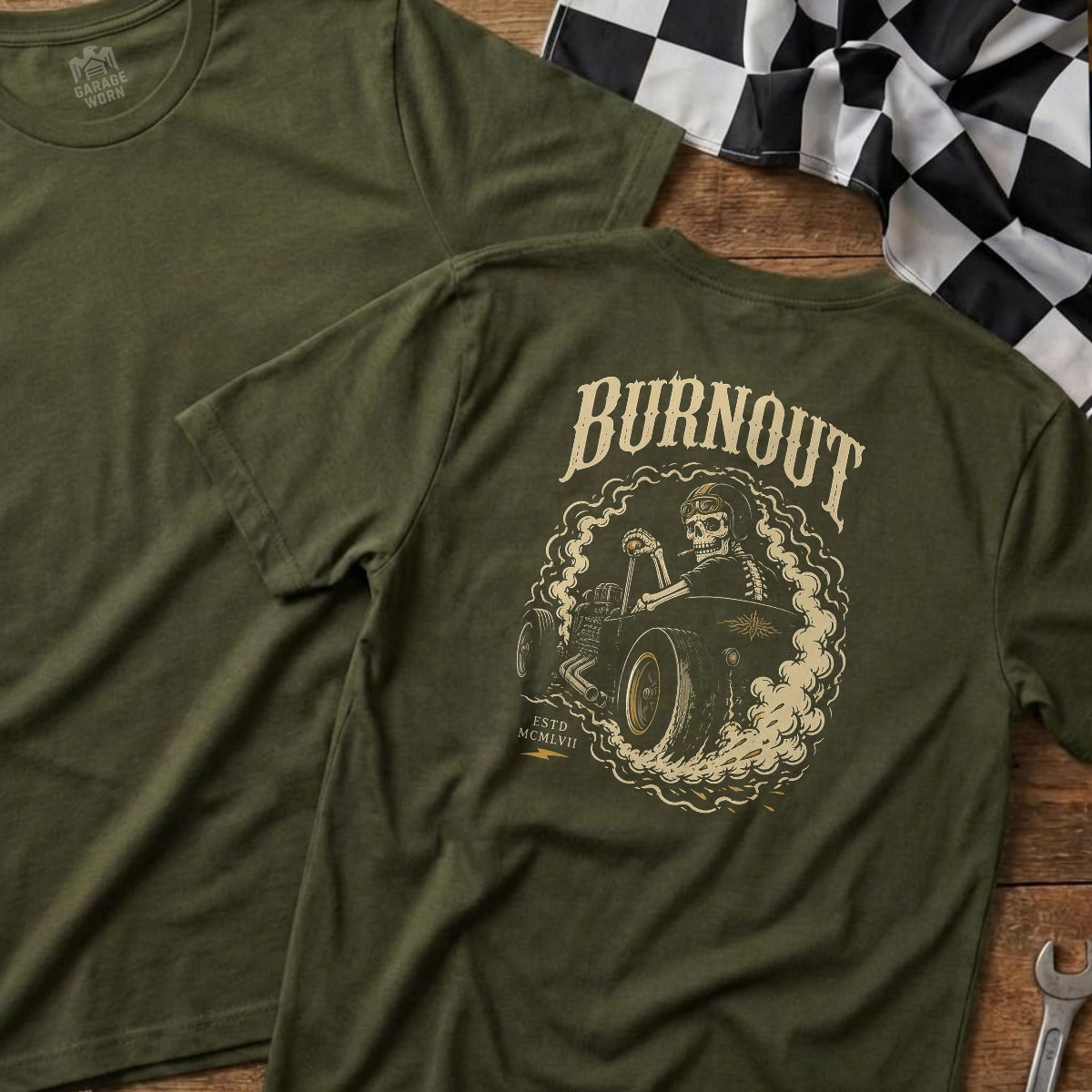 Military Green | Full Back