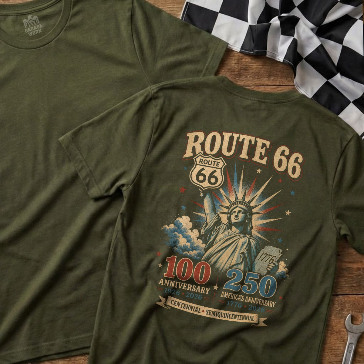 Military Green | Full Back