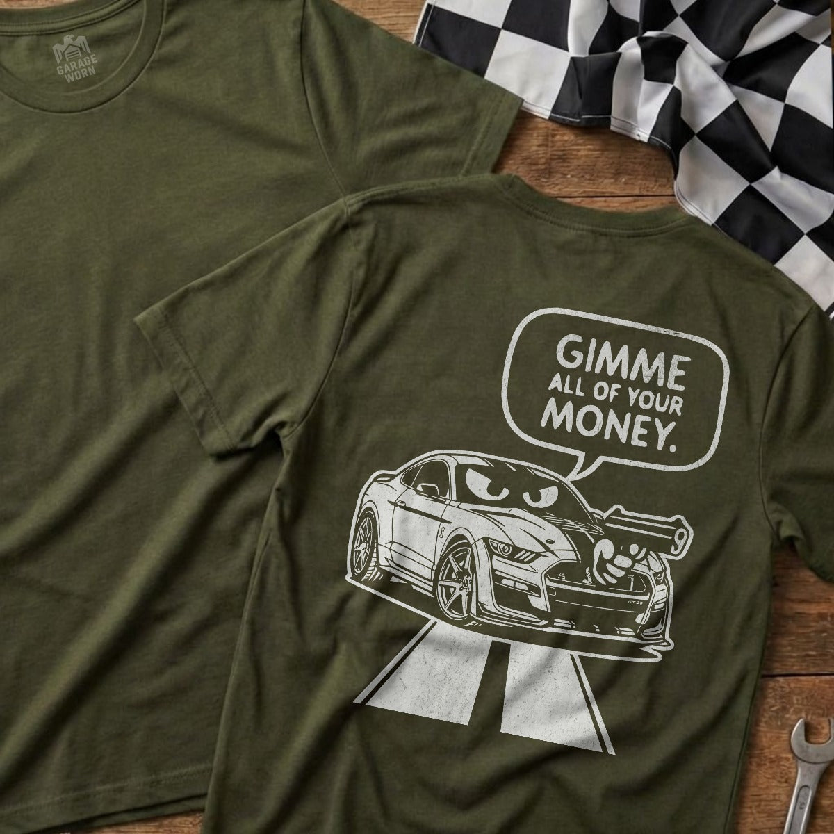 Military Green | Full Back