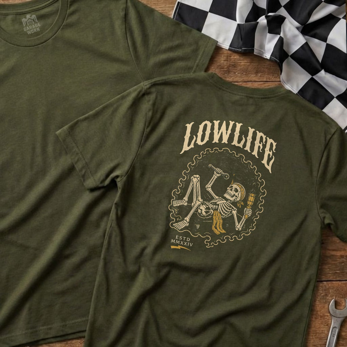 Military Green | Full Back