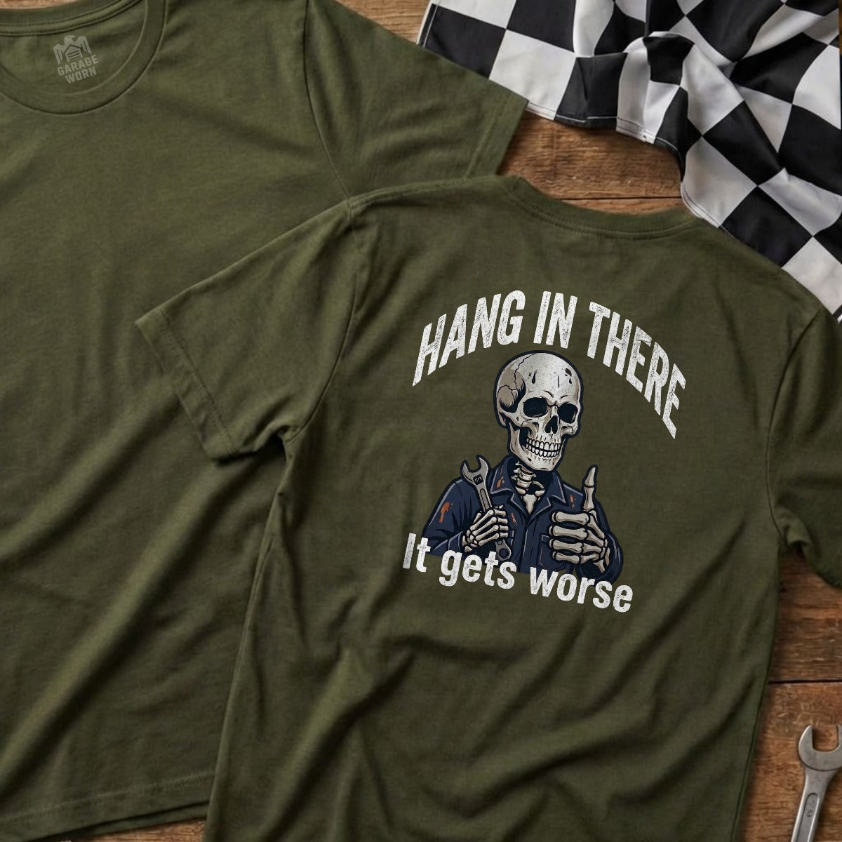 Military Green | Full Back