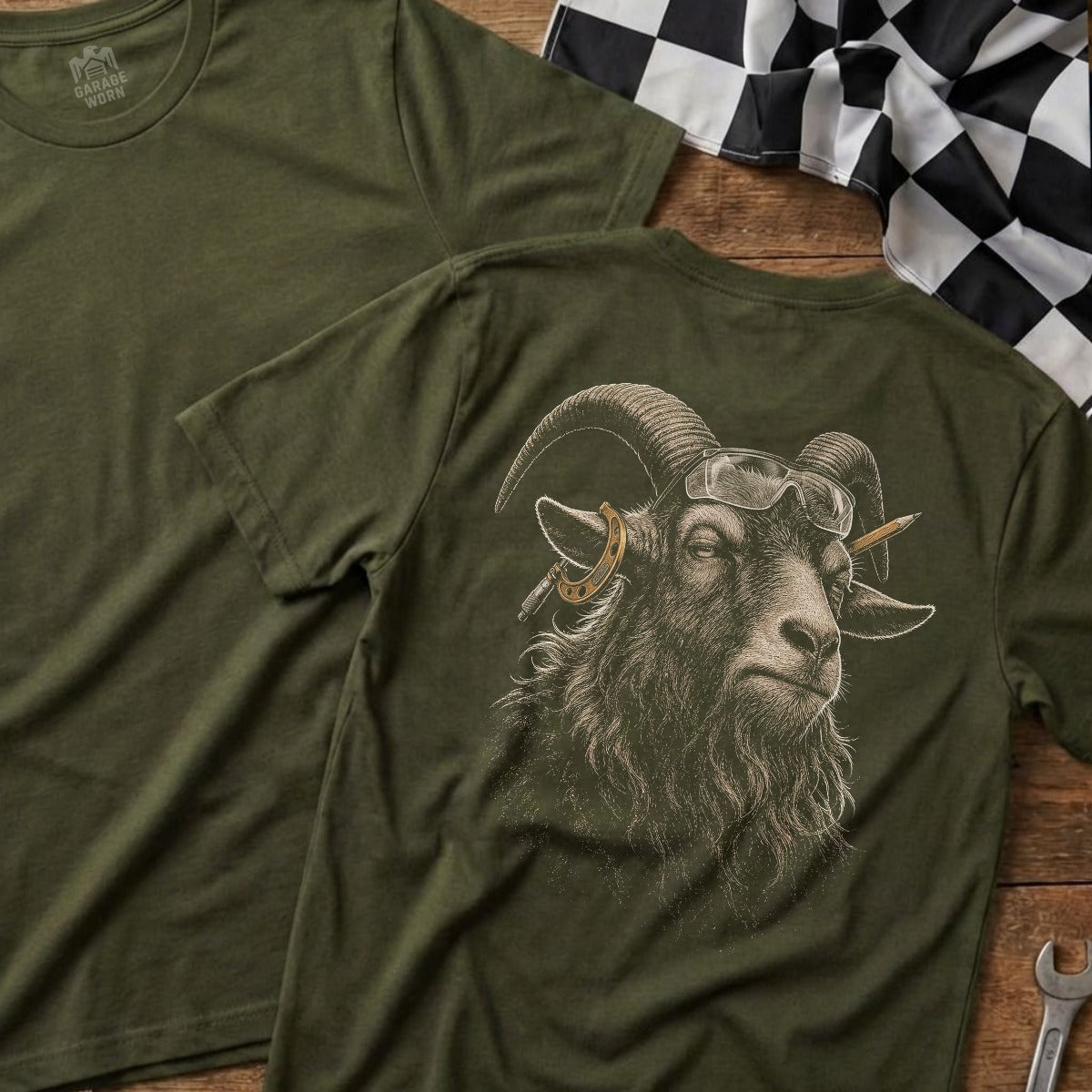 Military Green | Full Back