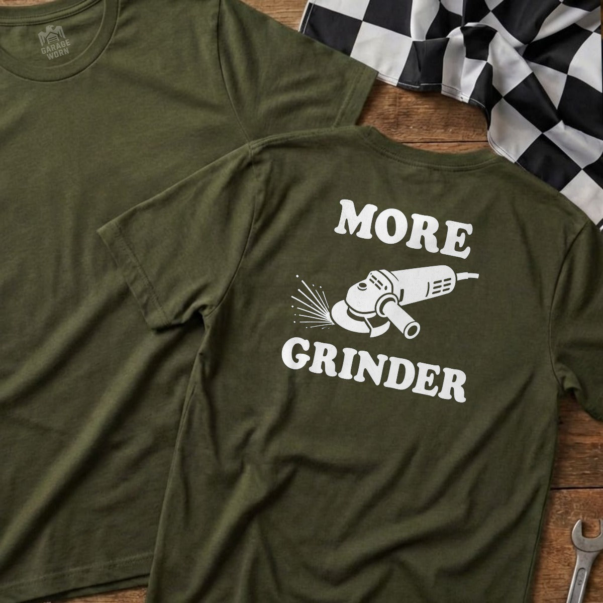 Military Green | Full Back