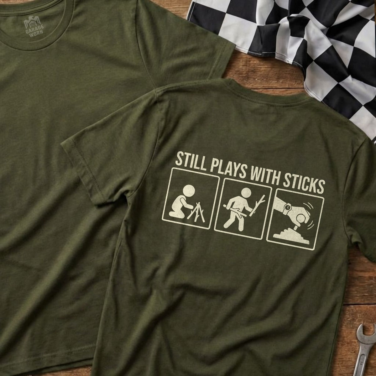 Military Green | Full Back