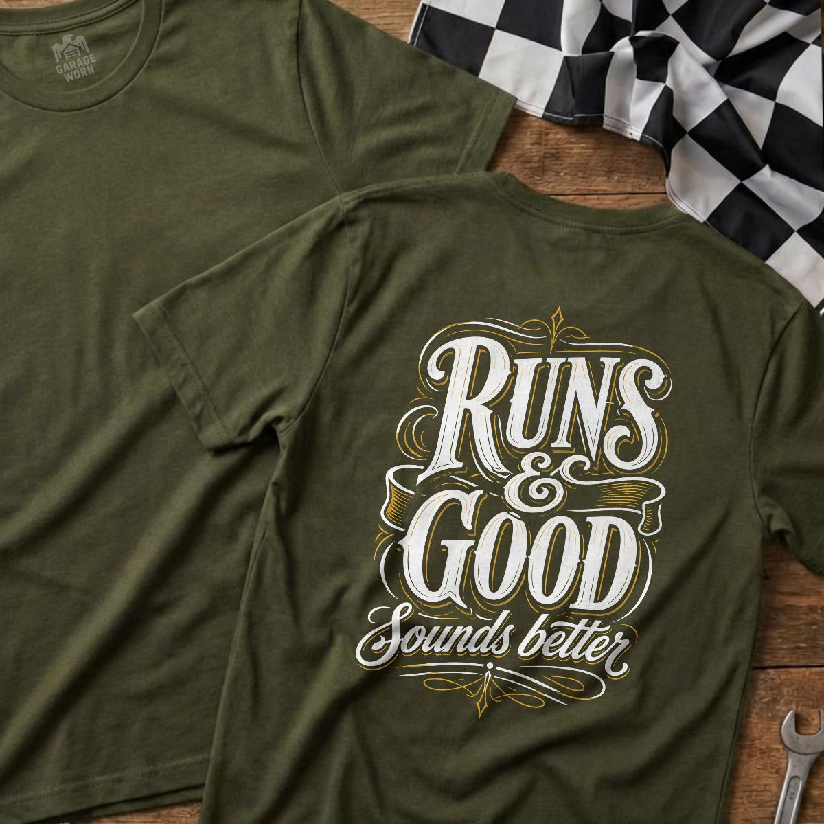 Military Green | Full Back