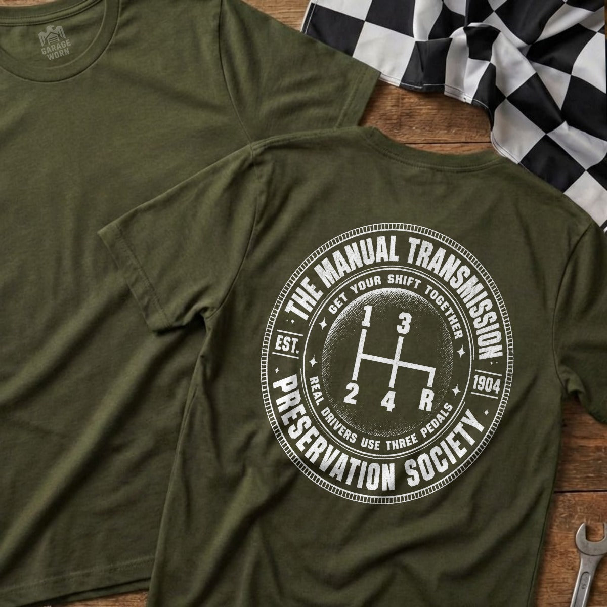 Military Green | Full Back
