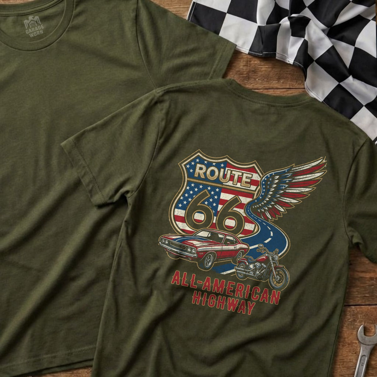 Military Green | Full Back