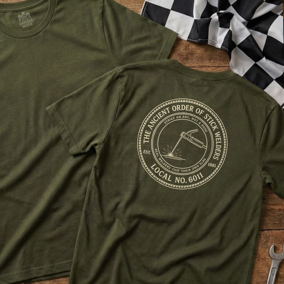 Military Green | Full Back
