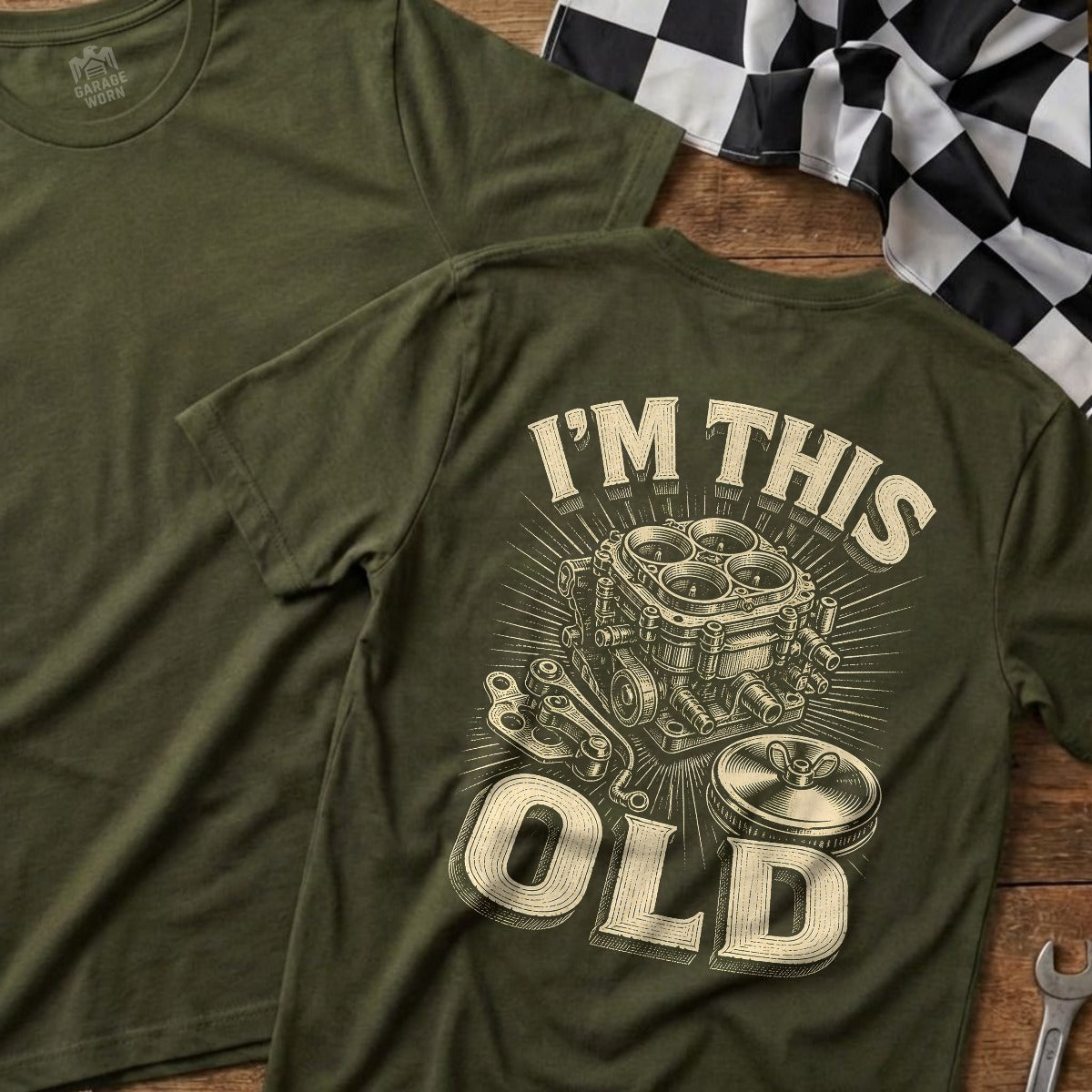 Military Green | Full Back