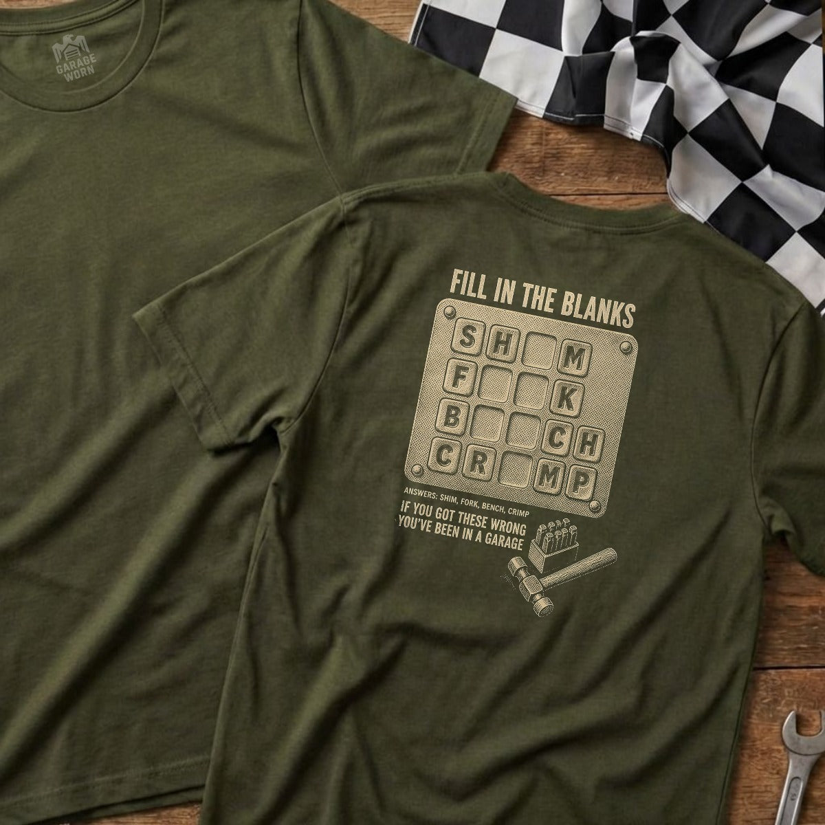 Military Green | Full Back
