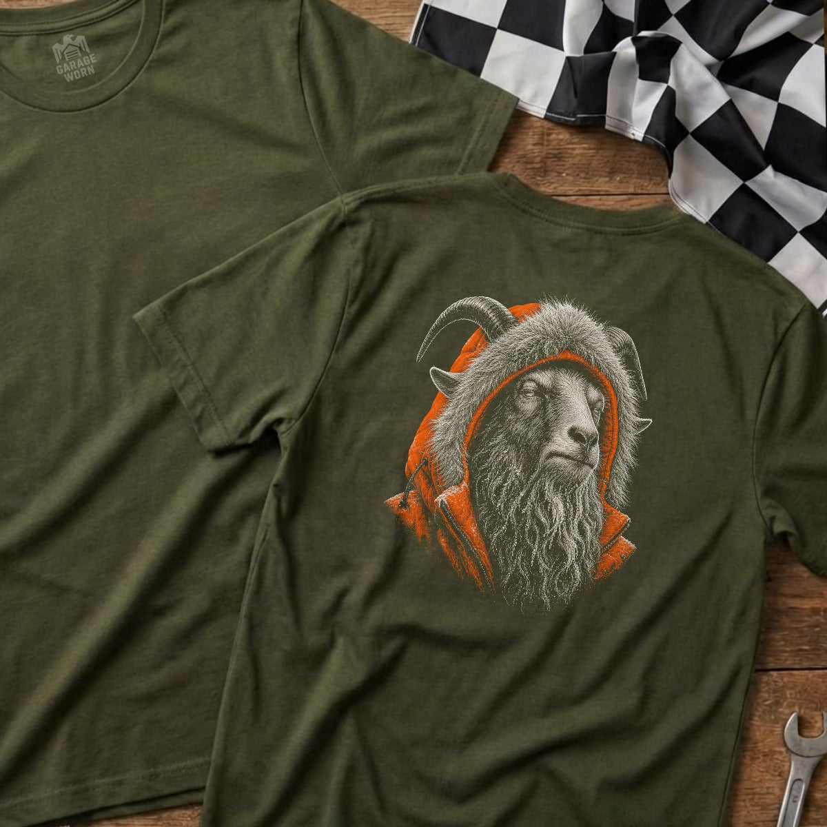 Military Green | Full Back
