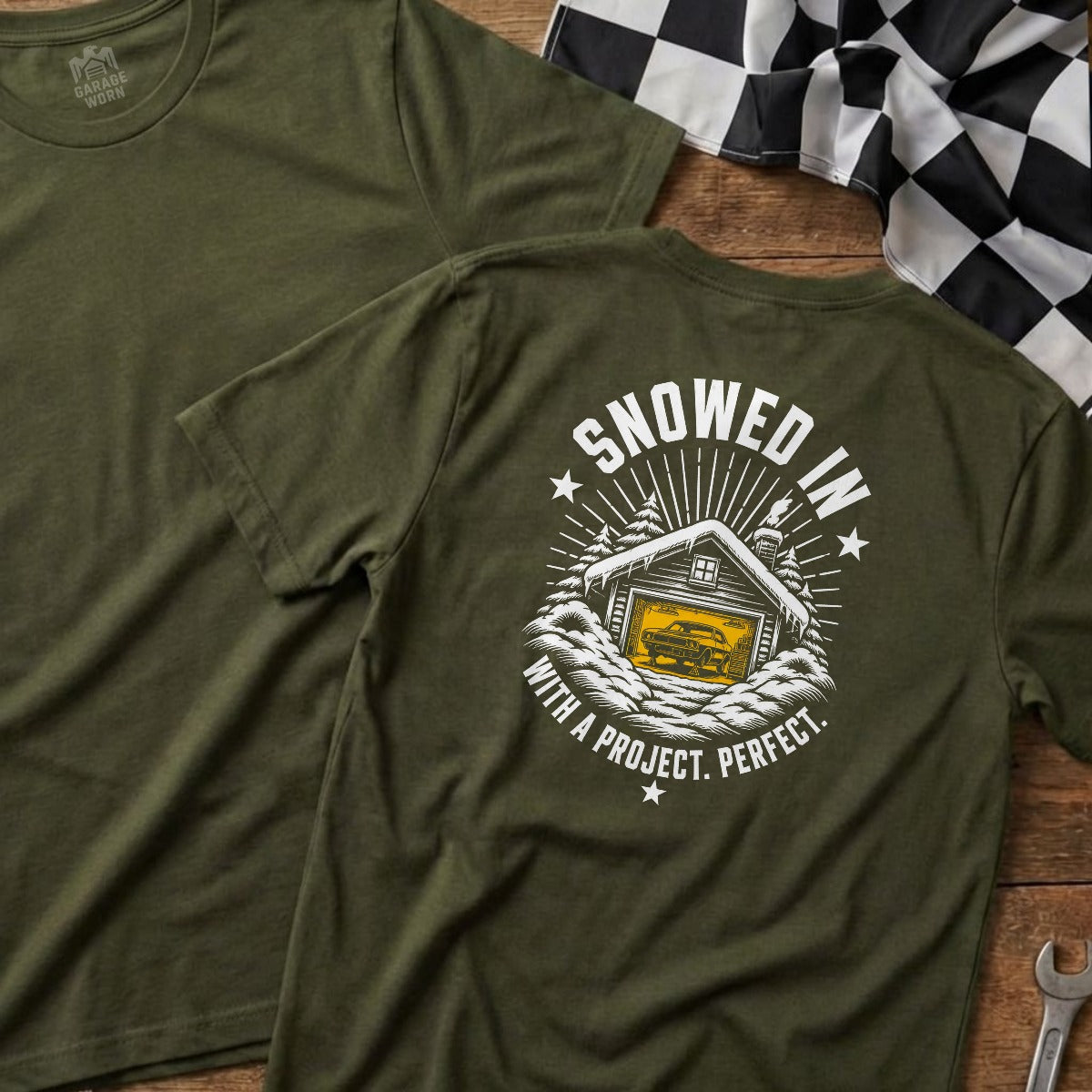 Military Green | Full Back