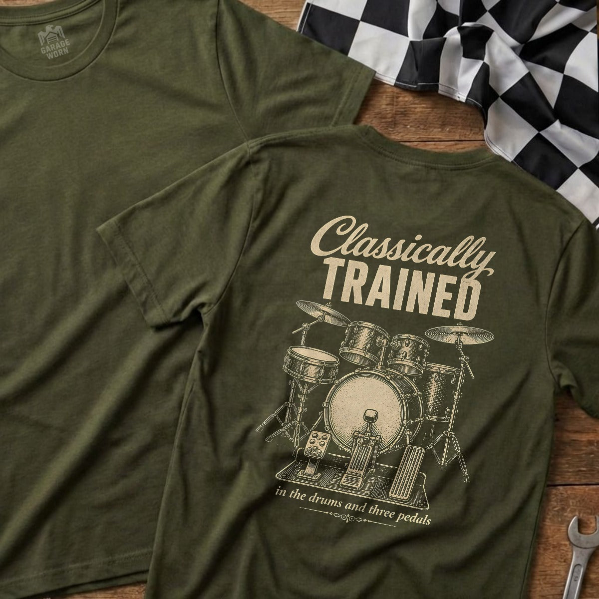 Military Green | Full Back