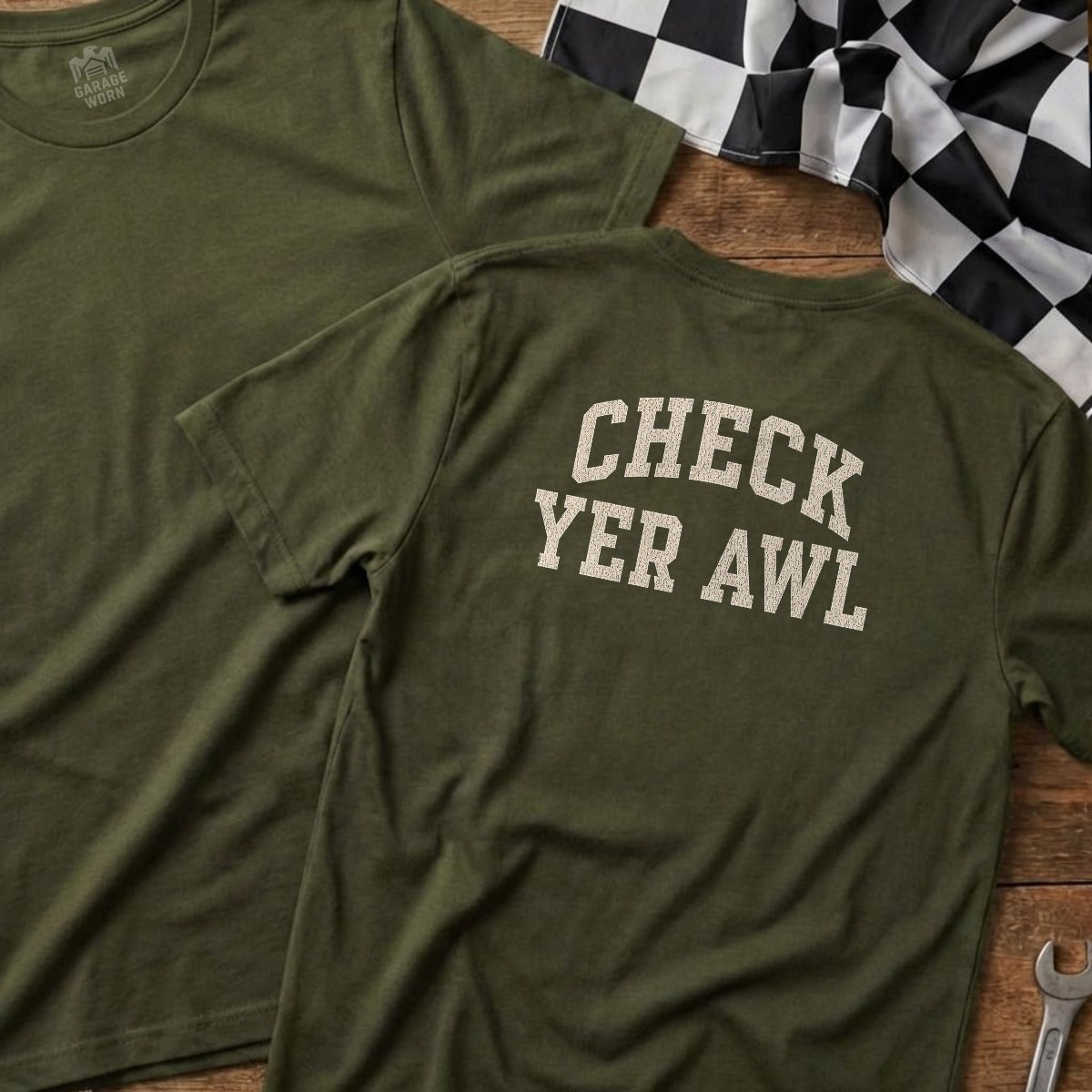 Military Green | Full Back