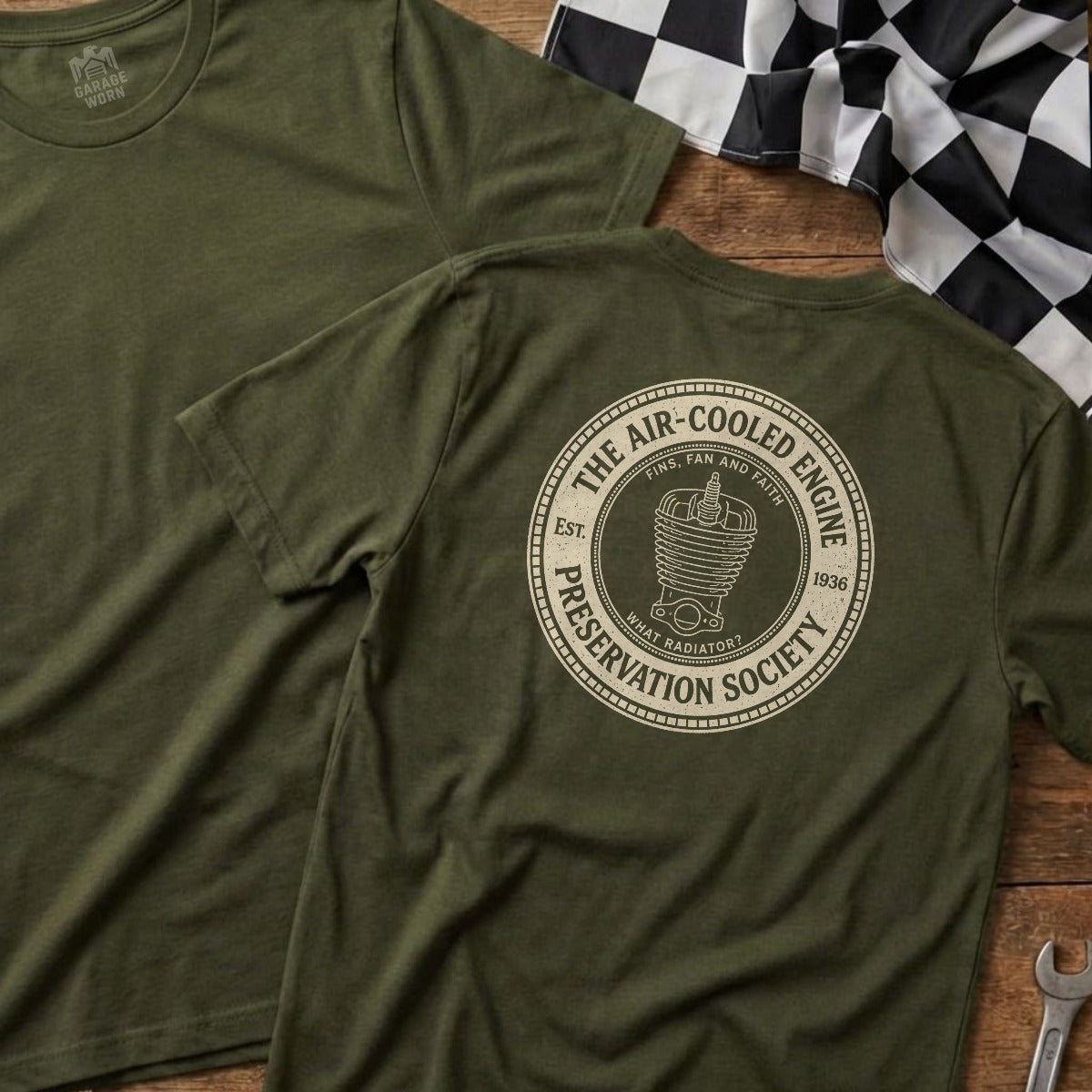 Military Green | Full Back