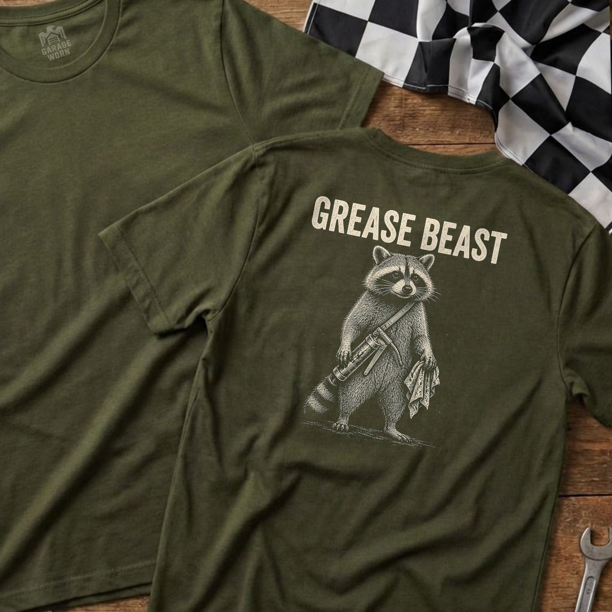 Military Green | Full Back