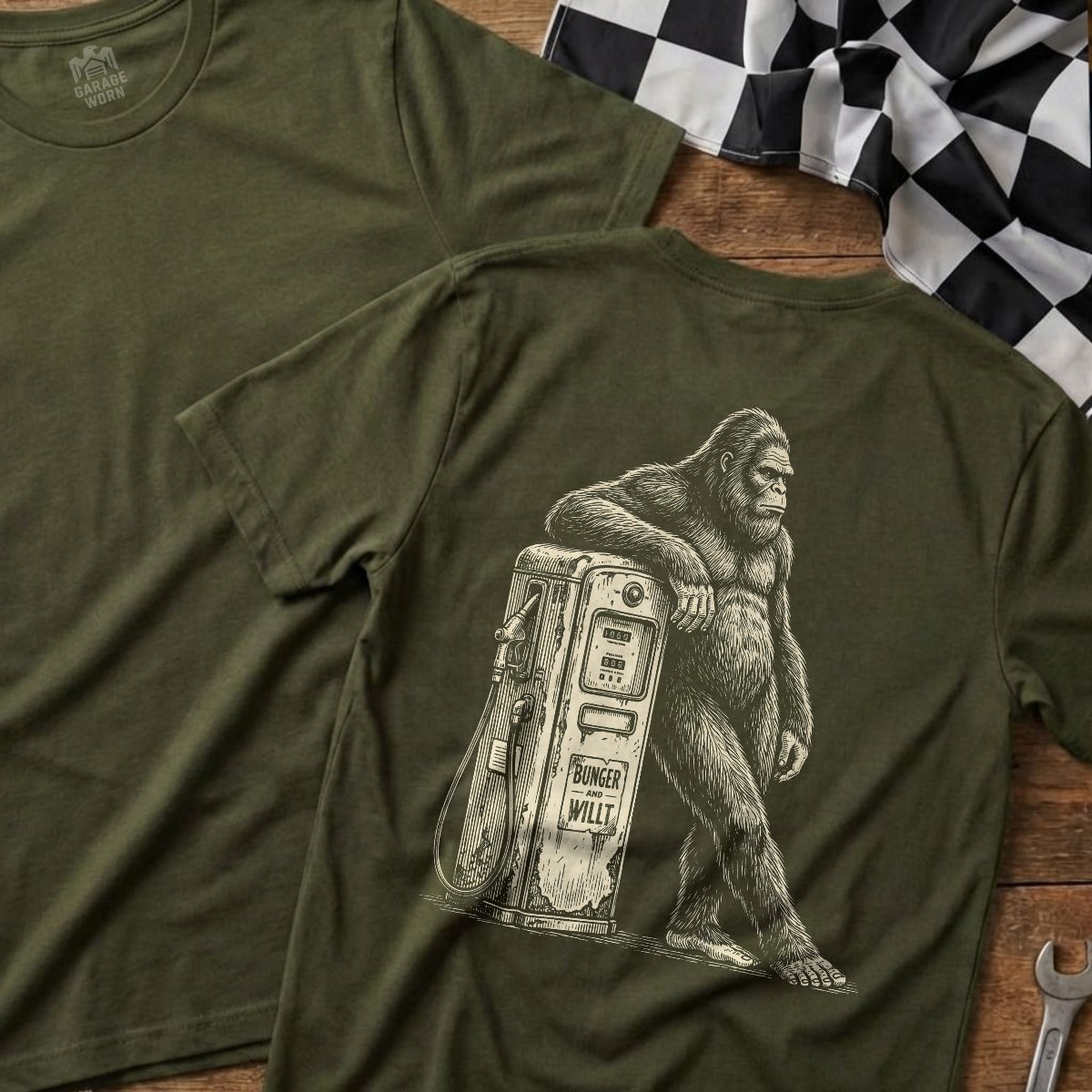 Military Green | Full Back