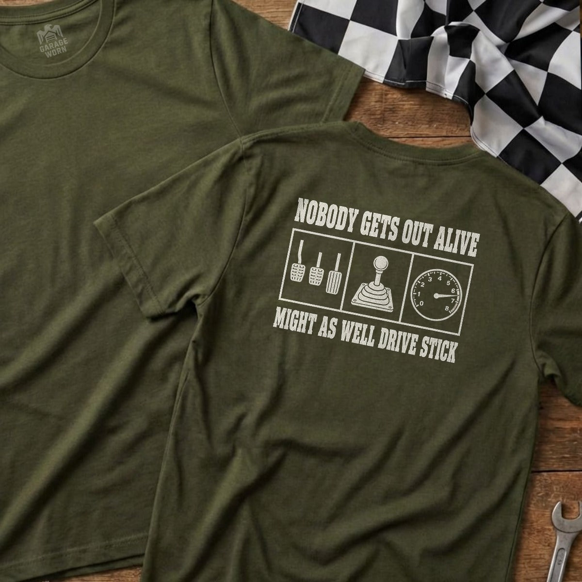 Military Green | Full Back