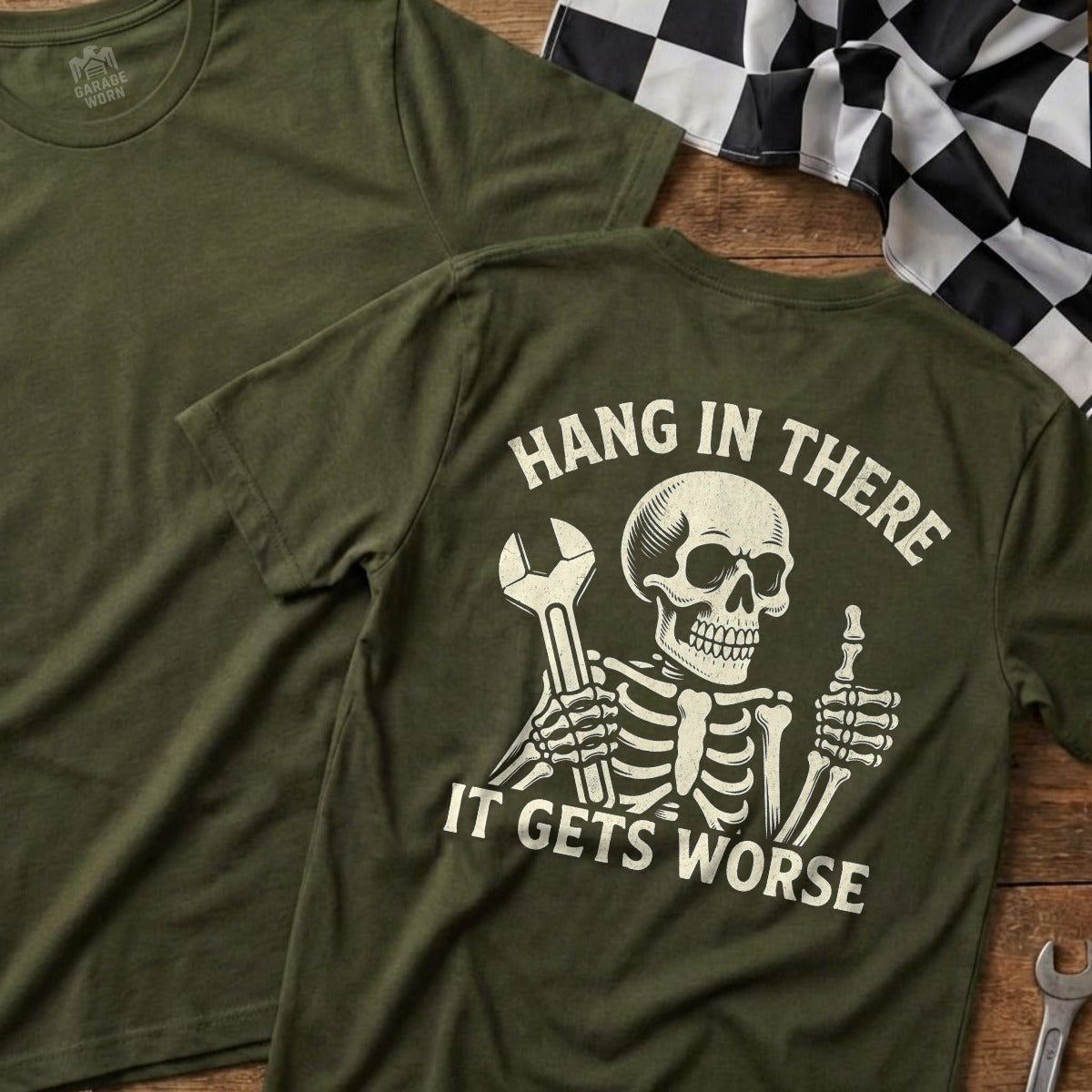 Military Green | Full Back