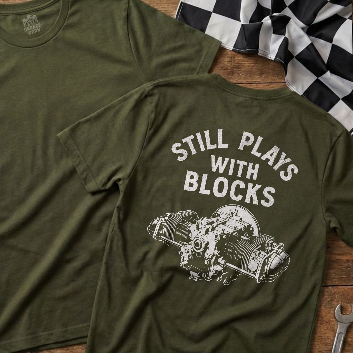 Military Green | Full Back
