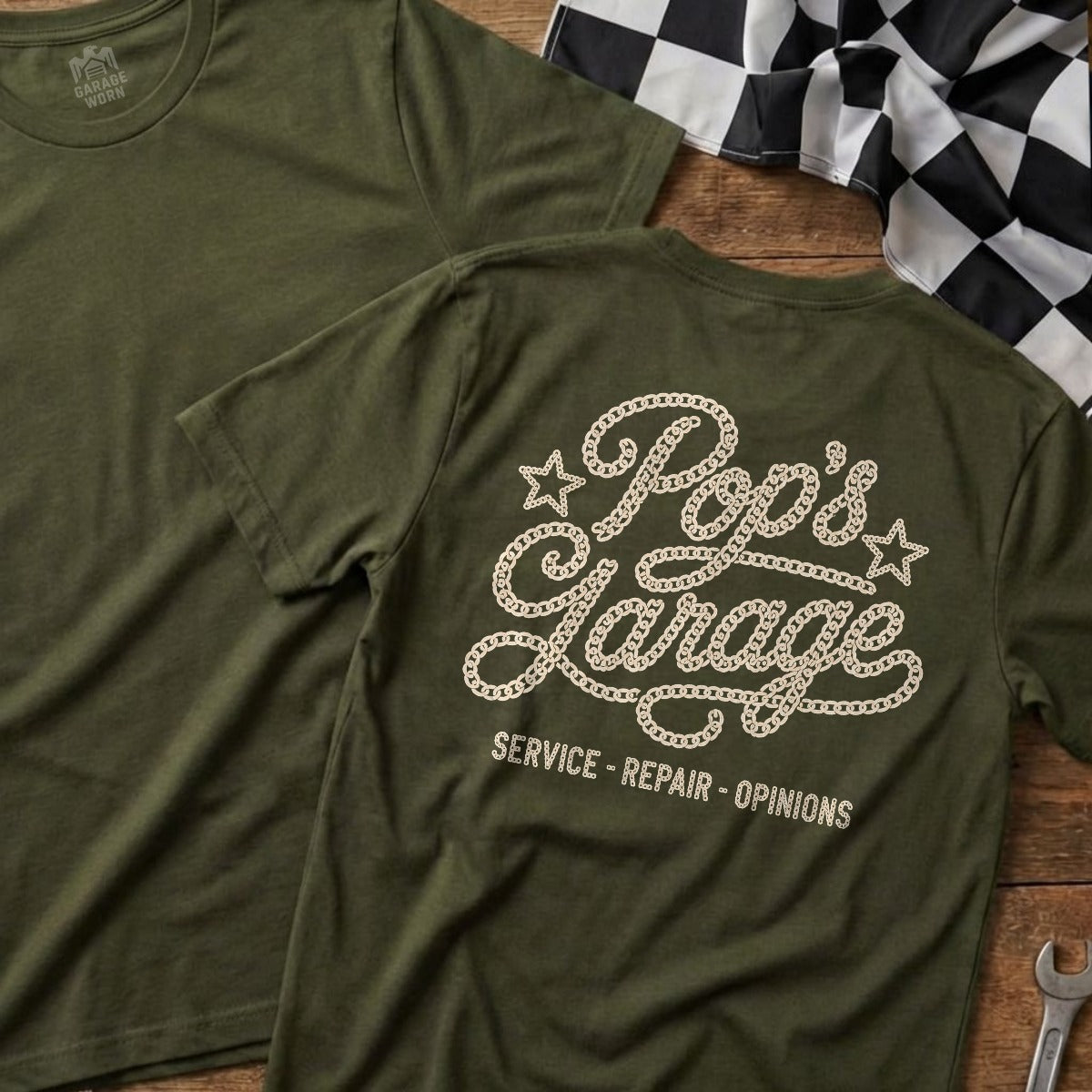 Military Green | Full Back