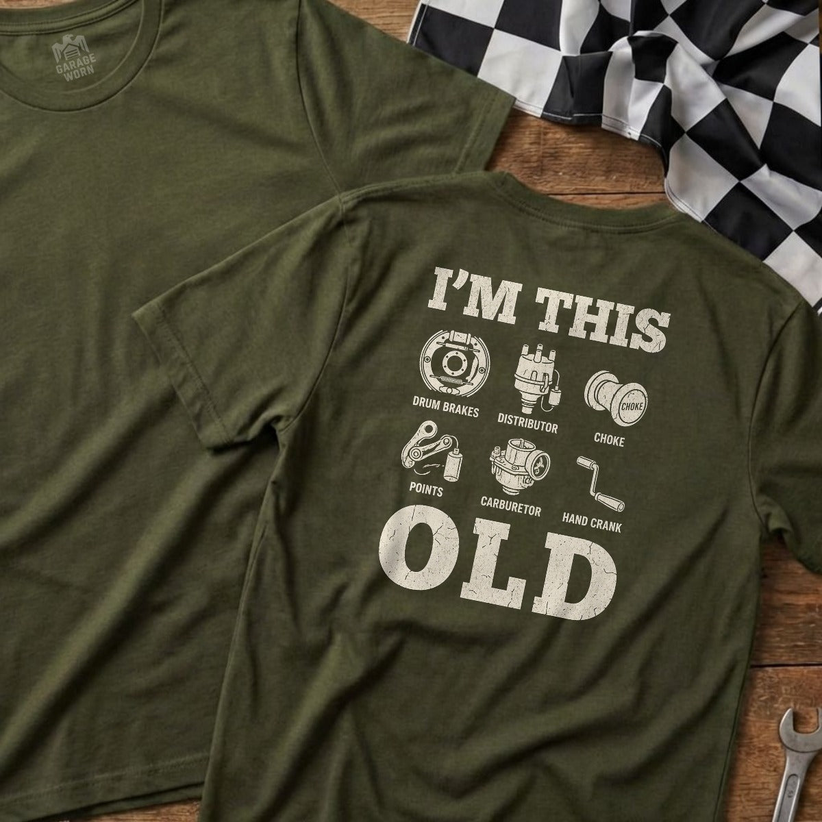 Military Green | Full Back