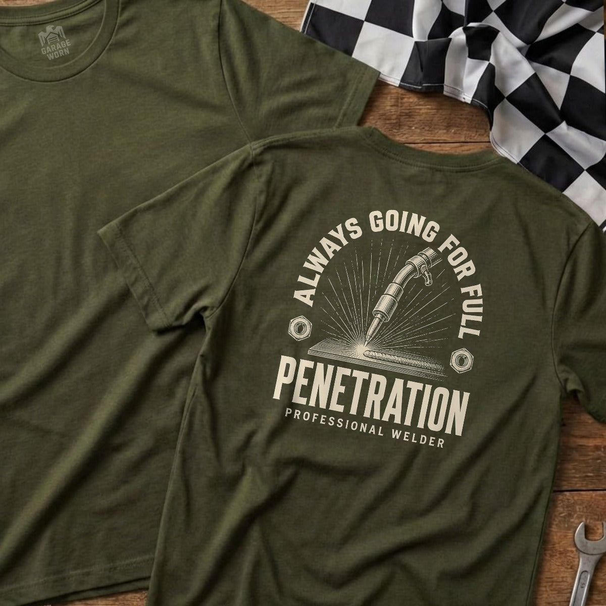 Military Green | Full Back