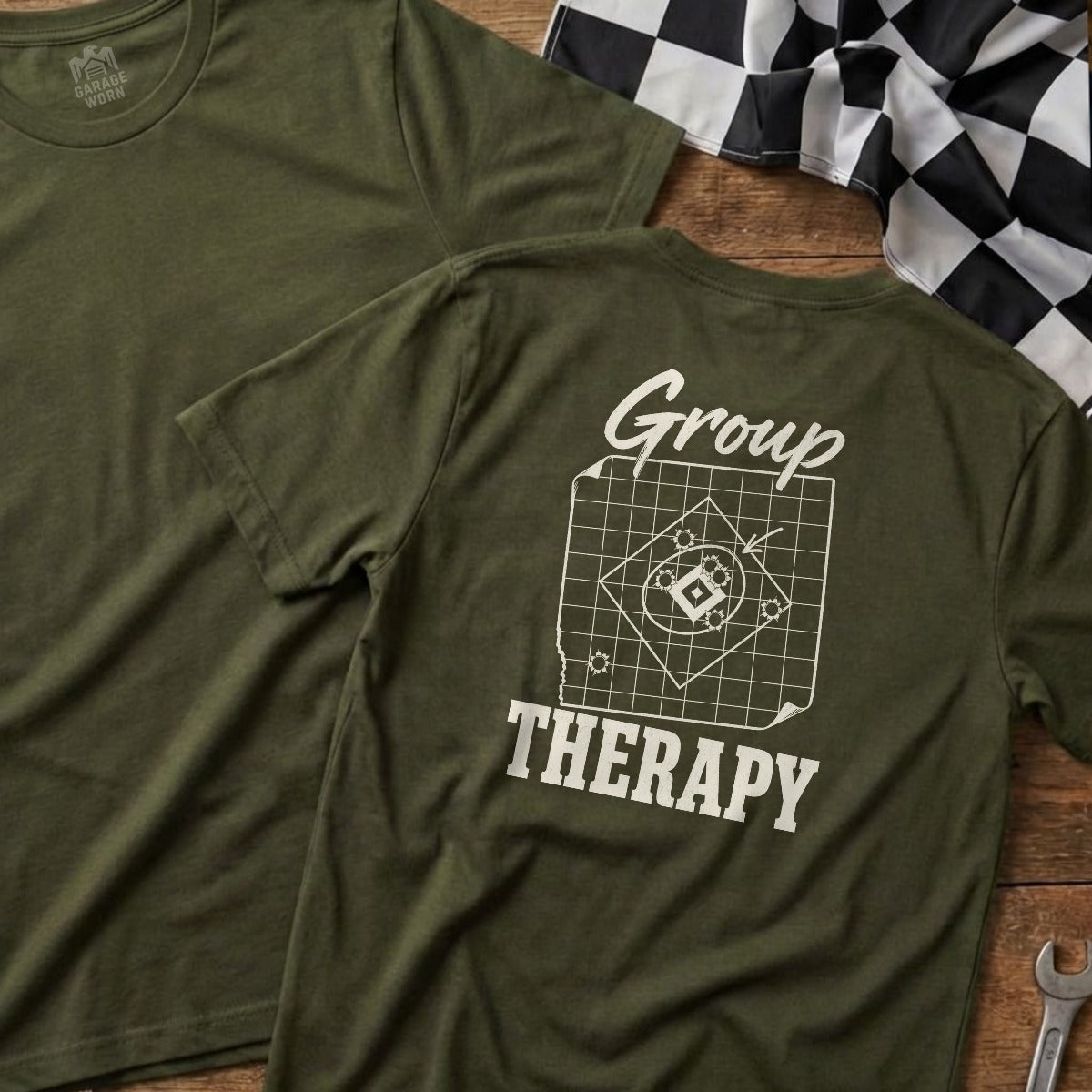 Military Green | Full Back