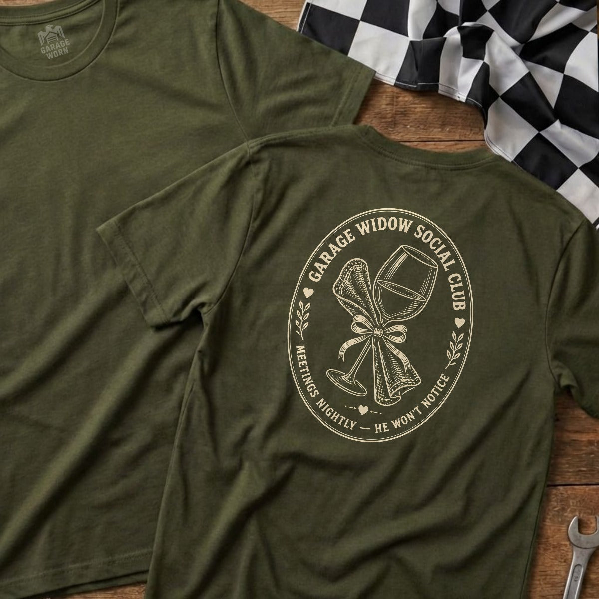 Military Green | Full Back