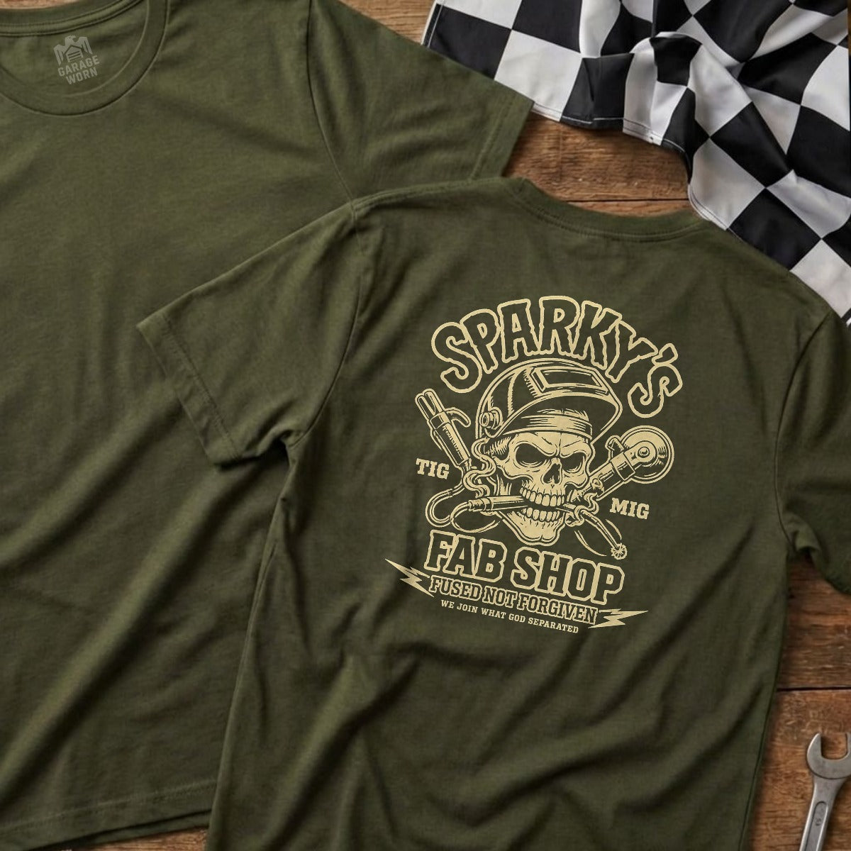 Military Green | Full Back