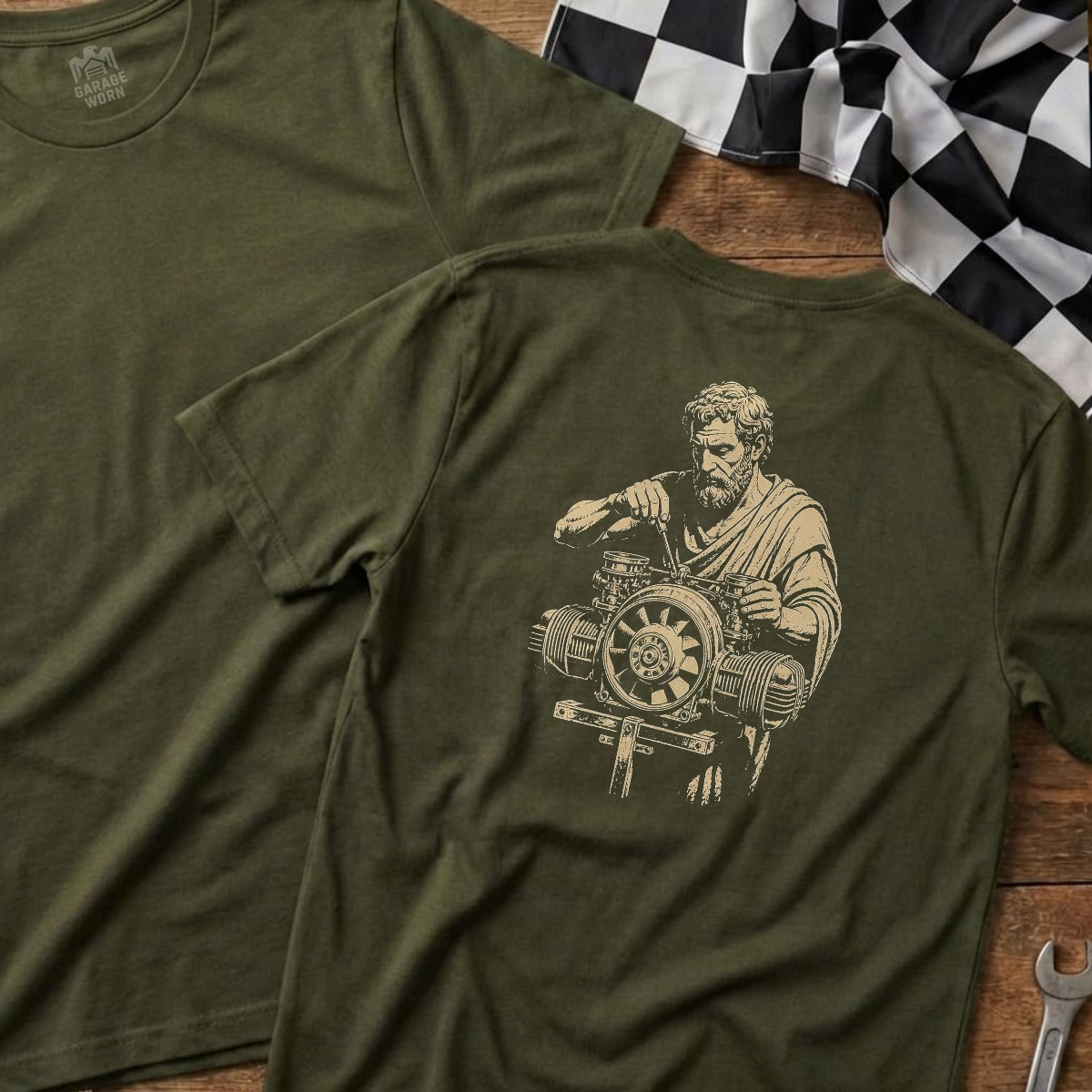 Military Green | Full Back