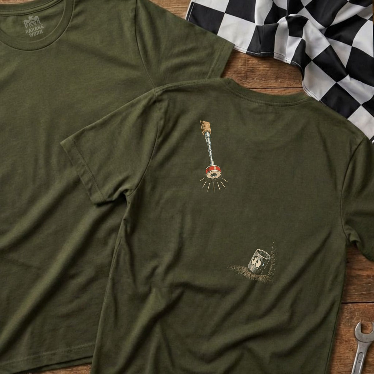 Military Green | Full Back