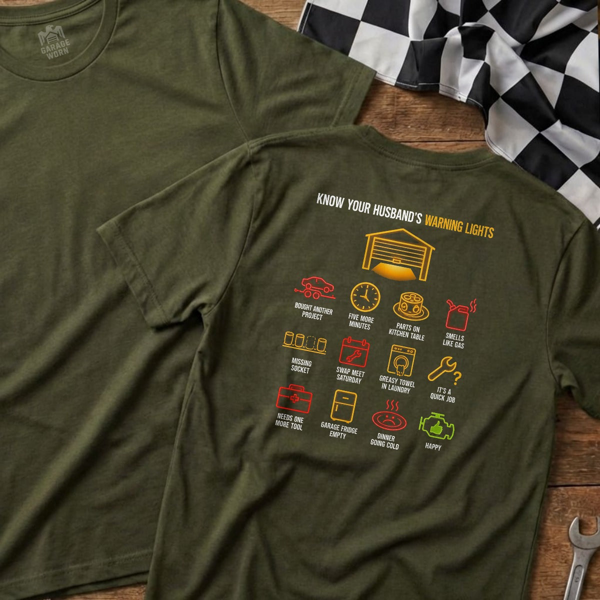 Military Green | Full Back
