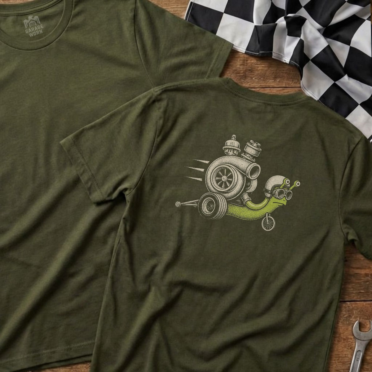 Military Green | Full Back