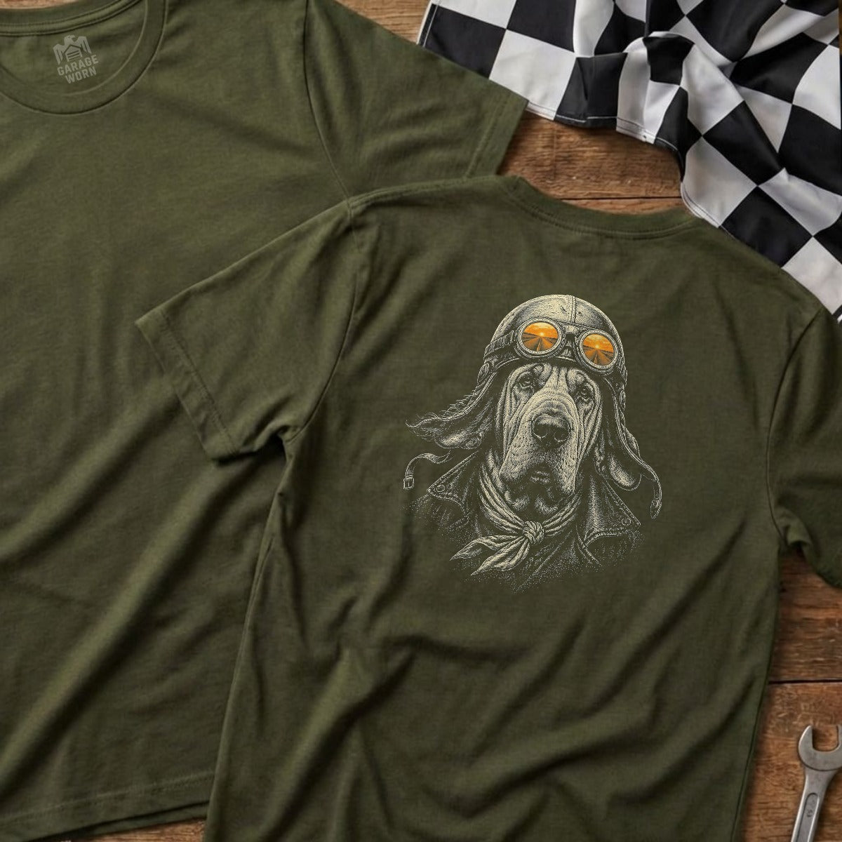 Military Green | Full Back