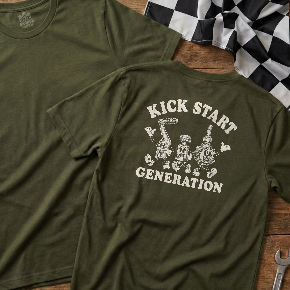 Military Green | Full Back