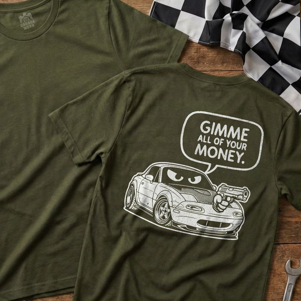 Military Green | Full Back