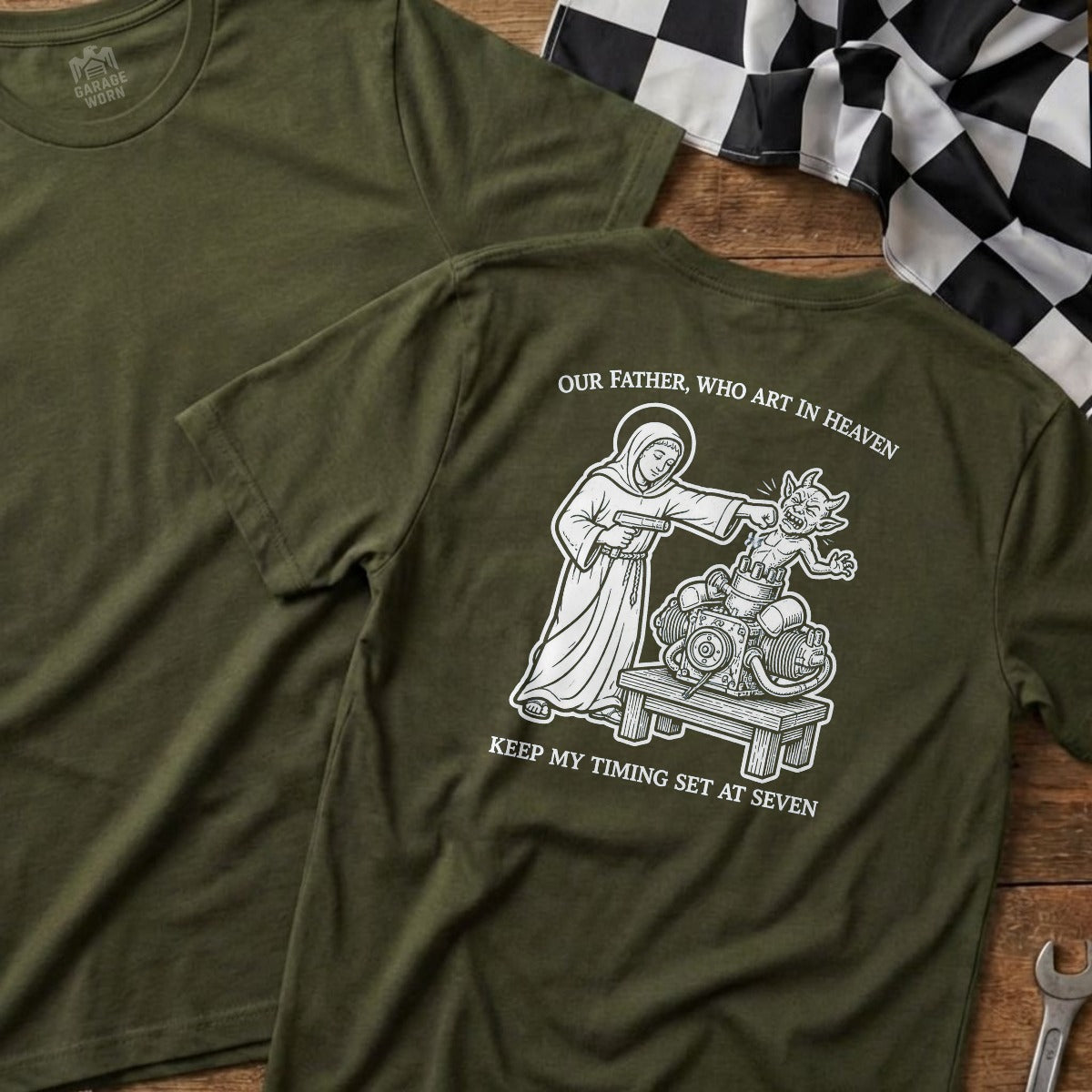 Military Green | Full Back