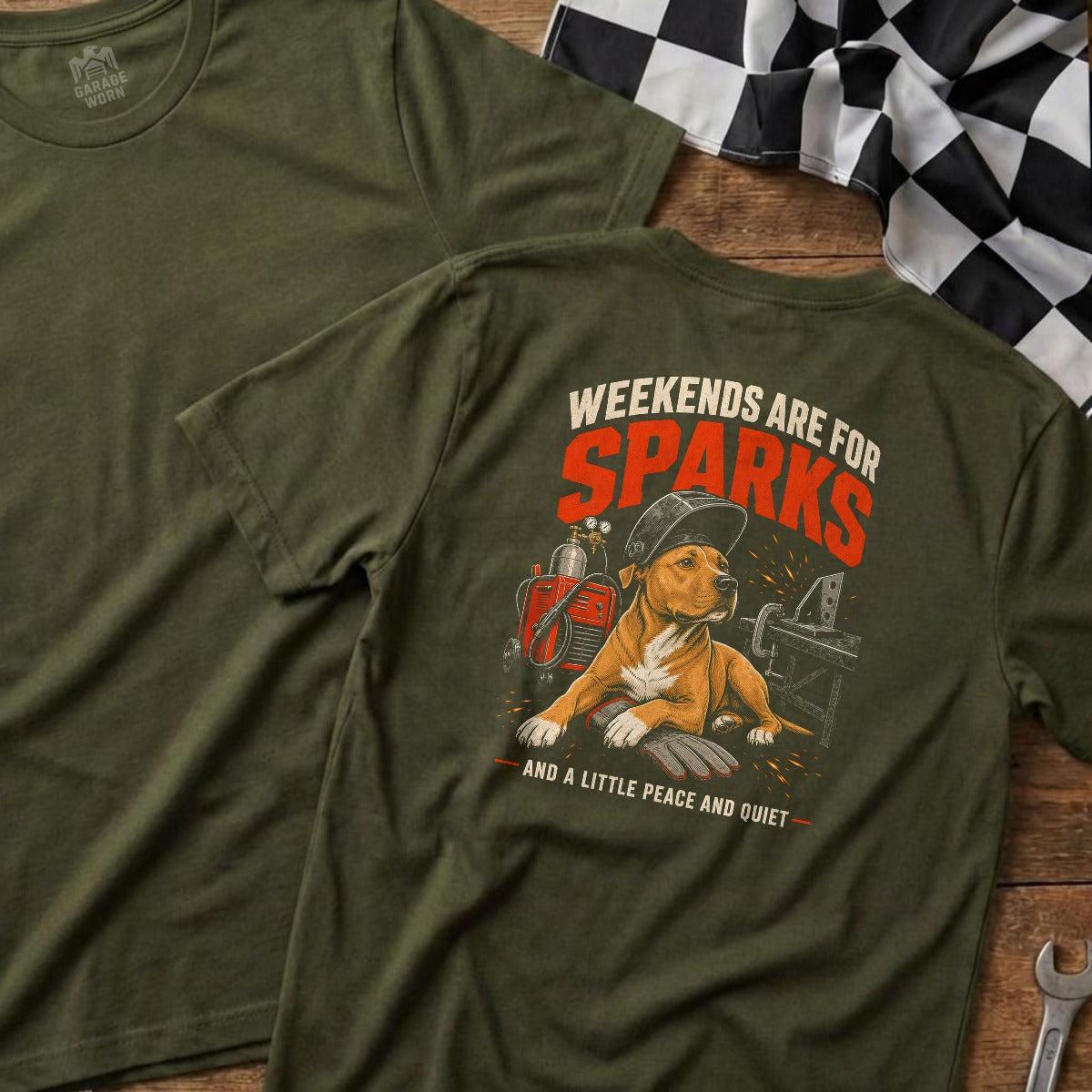 Military Green | Full Back