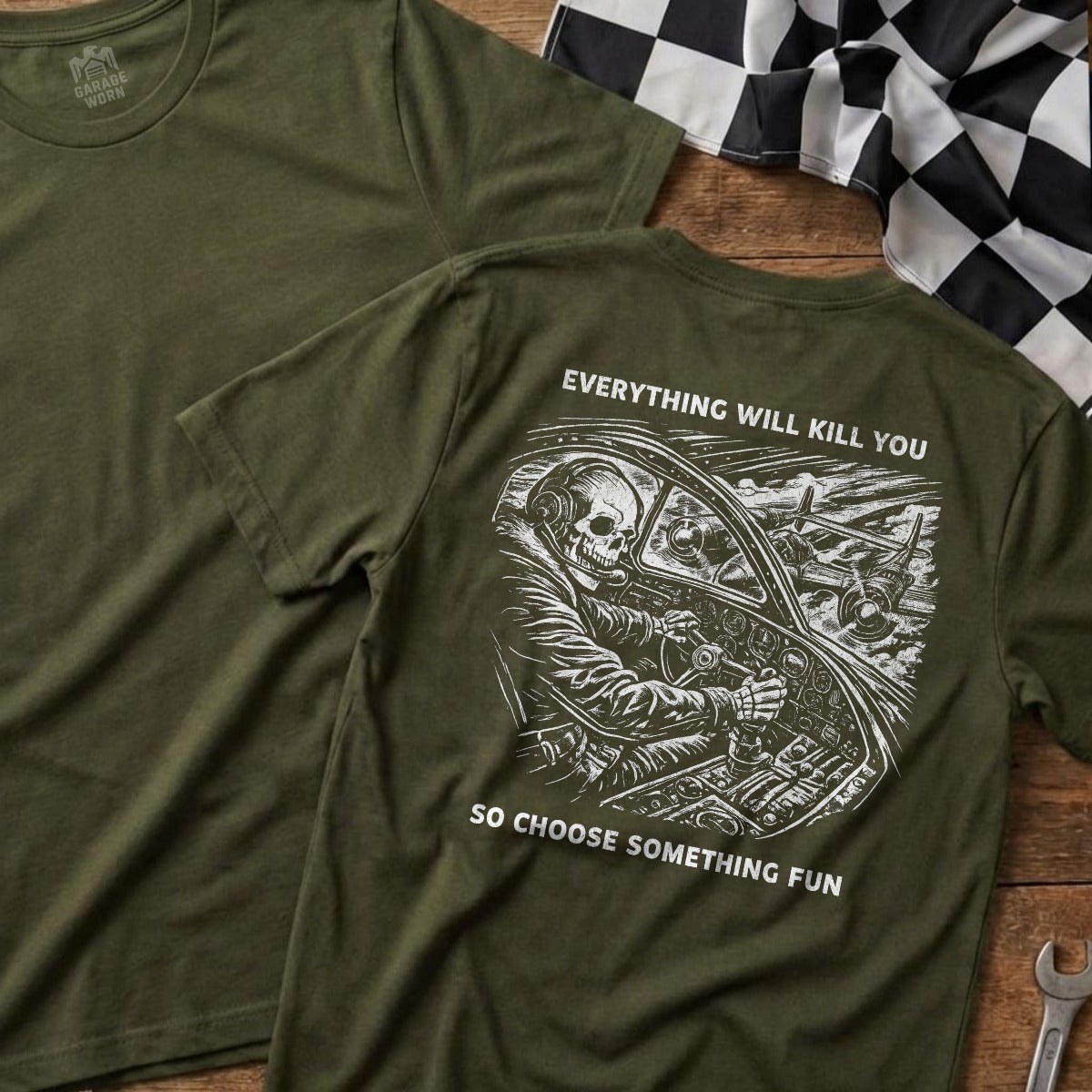 Military Green | Full Back