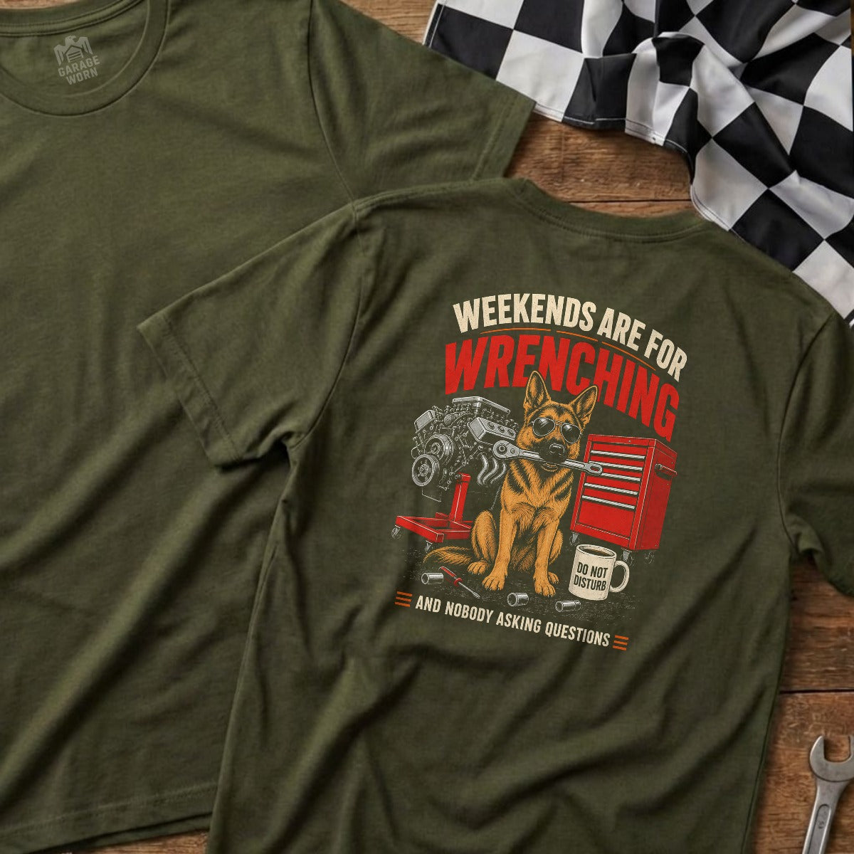 Military Green | Full Back
