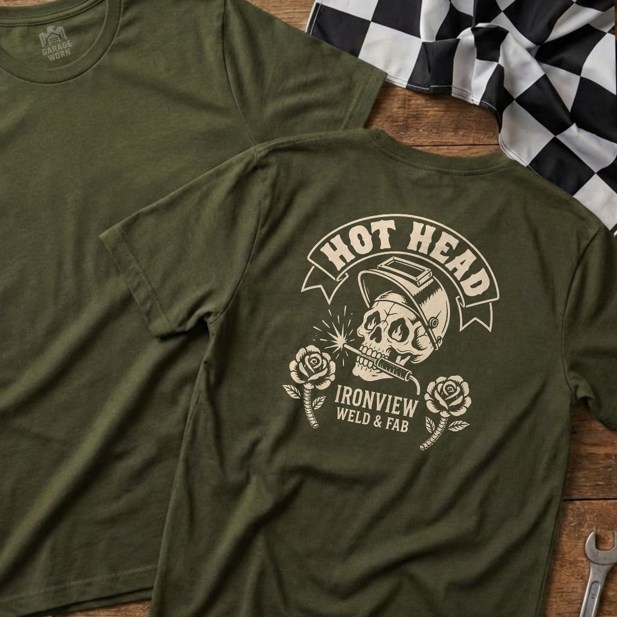 Military Green | Full Back